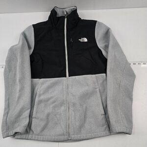 The North Face Women's Denali 2 Fleece‎ Jacket Gray Black Size Small 4496